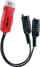 GB GET-3202 Twin Probe Circuit Tester, 5 to 50 V, Functions: Voltage, Red